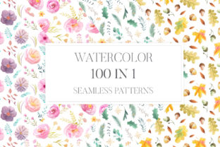 100 in 1 Watercolor Patterns Set: A Versatile Tool for Designers and Creators