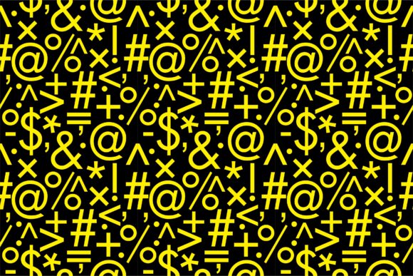 Alphabet Sign Seamless Pattern: A Versatile Design Element for Creative Projects