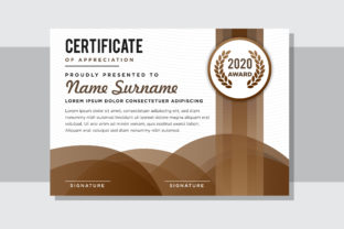 Brown Gradient Curve Certificate Design