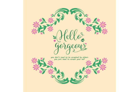 Cute Hello Gorgeous Card Template Design: A Guide to Elegant and Expressive Greeting Cards