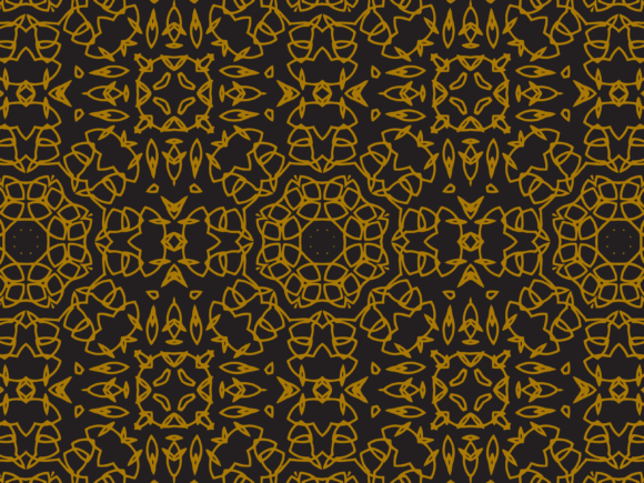 Ellipse Shaped Luxury Circular Pattern