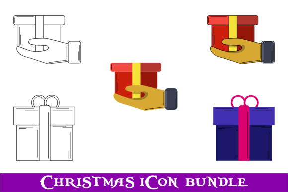 Exploring the Christmas Gift Icon Bundle: A Versatile Design Resource for Holiday Creativity