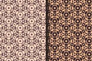 Geometric Hexagon Pattern Brown: A Modern Design Element for Creative and Practical Applications