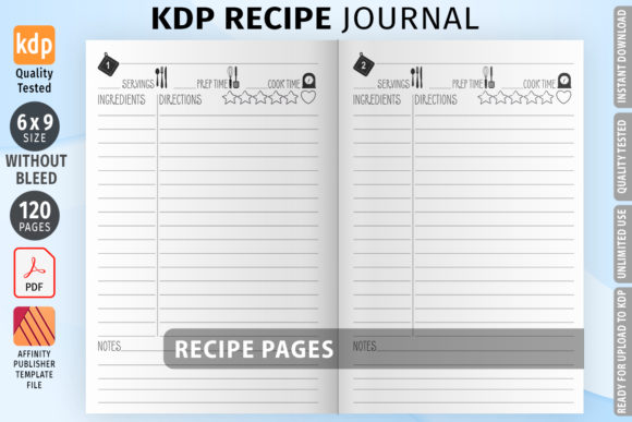 KDP Recipe Journal 01 Interior: A Comprehensive Guide for Digital Publishers