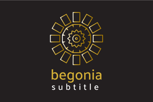 Logo Ornament Gold: A Versatile Design Asset for Branding and Decorative Use