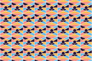 Pastel Colorful Pattern Geometric: A Versatile Design Element for Modern Creativity