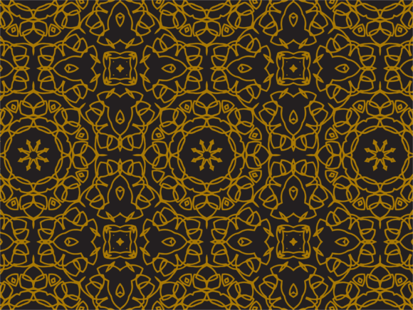Pattern Gold Abstract Circle Lines