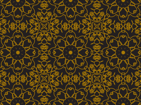 Pattern Gold Cross-flowering Texture: A Modern Design Element for Creative Projects