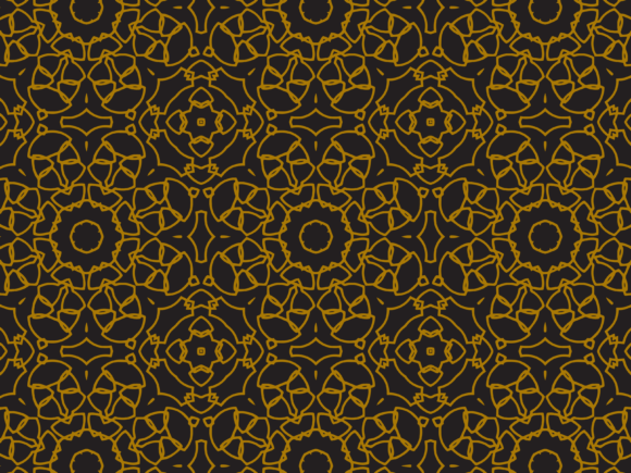 Pattern Gold Irregular Ornament Lines: A Modern Design Element