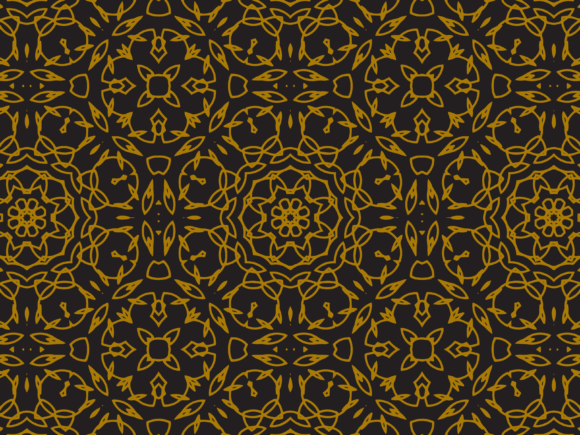 Pattern Gold Small Circular Flower Style: A Modern Design Trend for Creative and Professional Spaces