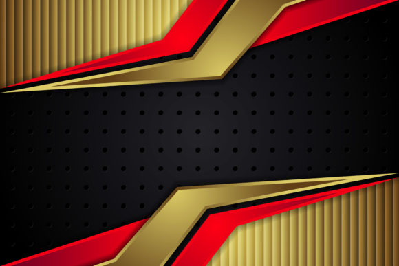 Red Gold Black Circle Background: A Modern Design Element for Creative and Professional Use