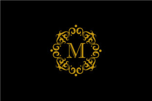 The Timeless Appeal of the M Letter Logo: A Gold Elegant Emblem for Modern and Vintage Designs