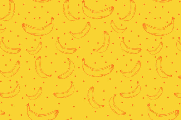 Yellow Banana Pattern: A Vibrant Design for Creative Projects
